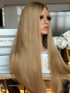 2025 beau expédition rapide couleur claire HD dentelle juive perruque brésilienne Remy vierge cheveux humains longue longueur pour les femmes - Product Image 2