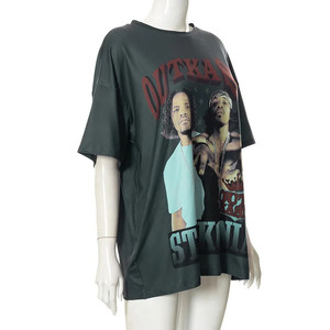 เสื้อยืดกราฟิกโพลีเอสเตอร์ขนาดใหญ่ - Product Image 4