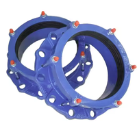 Raccord universel en fonte ductile DN250 Raccord de tuyau en acier inoxydable Vannes à bride Adaptateur Adaptateurs Embout Prix