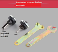 Amoladora angular de conversión de taladro eléctrico, biela, accesorios de amoladora angular de conversión de taladro eléctrico, 128g