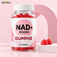 Gummies anti-âge OEM NAD+ Resveratrol Berberine Biotine Collagène Peptides K2 & D3 pour les cheveux, la peau, les ongles et les articulations