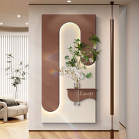 UV coupe plantes hydroponiques Art décor peintures couloir fond mur grès brillant LED peinture