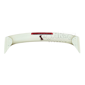 Haosheng Aileron arrière de voiture Tuning ABS plastique fibre de carbone Look avec lampe Aileron arrière de coffre pour <span class=keywords><strong>Toyota</strong></span> Camry 2003-2005 - Product Image 3