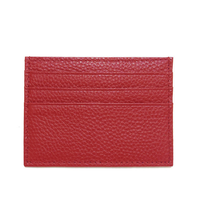 Porte-cartes en cuir véritable X49 prêt à être expédié, porte-cartes classique fin en cuir, mini portefeuille