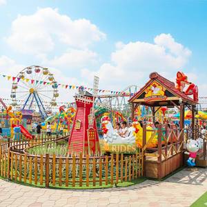 Montaña Rusa Mini Chicken Run para Niños, Diversión en Ferias de Atracciones - Product Image 1