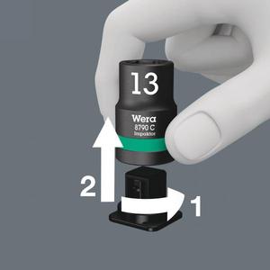 WERA - 05003893001 Courroie textile pour 9 emplacements 71x210mm (non chargé)-EAN 4013288211484 CLÉ À DOUILLE ACCESSOIRES 1/2" - Product Image 2