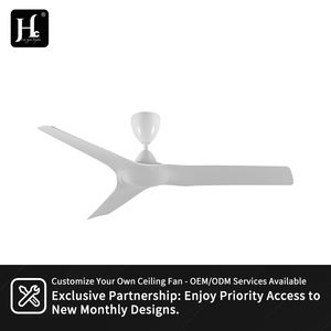 Ventilador de Techo Moderno de Estilo Simple, Más Vendido, 45 52 Pulgadas, 220V, ABS, 3 Aspas, Control Remoto, Fuente de Alimentación Eléctrica, Metal y Madera - Product Image 6