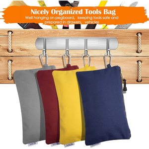 Colorful Storage Pouches With Carabiner Zipper Multipurpose Jewelry Organizers For Travel And Daily Use - Product Image 4