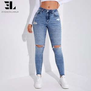 LARSUR Xintang Guangzhou China, Fábrica de Jeans de Mezclilla, Fabricante, Proveedor, Mayorista, Jeans Clásicos Ajustados para <span class=keywords><strong>Mujer</strong></span> - Product Image 6