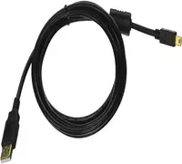Cable USB 2,0 A macho A mini-b, 5 pines, 28/24AWG, con núcleo de ferrita