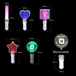 OEM Custom Mini Light <strong>Stick</strong> Keychain Colorful Acrylic <strong>Glow</strong> <strong>Stick</strong> for Kpop Party Favors Lightstick Keychains - Product Image 2