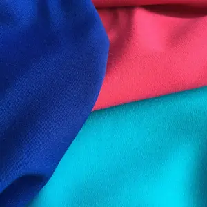 Benutzer definierte 250GSM Polyester Rayon Stretch farben Lycra Twill Bekleidungs stoff gewebt Tr Twill fester Stoff für Hosen oder Kleider