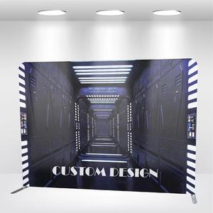Mur d'exposition en tissu tendu pour salon professionnel, impression personnalisée, affichage droit en tissu tendu - Product Image 1