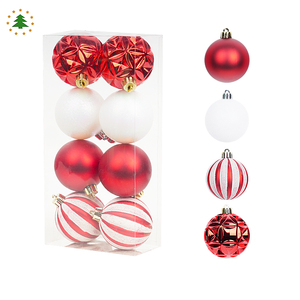 Chine usine <span class=keywords><strong>prix</strong></span> <span class=keywords><strong>de</strong></span> gros oem personnalisé <span class=keywords><strong>2022</strong></span> nouveau design 6cm en plastique arbre <span class=keywords><strong>de</strong></span> noël ornements balle - Product Image 2