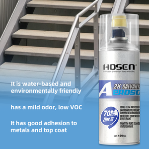 สีสเปรย์โลหะชุบสังกะสี70% สีสเปรย์2K แบบน้ำ - Product Image 3