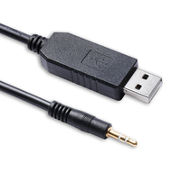 Cable de Programación USB CP2102 FT232RL USB Uart TTL a Estéreo de 2.5mm para Motorola CP185 CP200 CP200-XLS CP220 CP240 CP350 PMDN4077