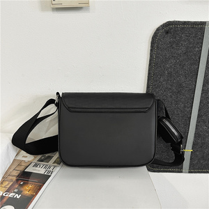 Nuova Borsa a Tracolla da Uomo in Pelle PU alla Moda, Borsa Messenger Casual Quadrata con <span class=keywords><strong>Portamonete</strong></span> - Product Image 5