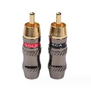 Bxon Male RCA plug RCA terminal Male RCA copper connector