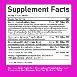 Capsules Synbiotiques Quotidiennes Directes d'Usine : Aide à Nourrir, Réapprovisionner la Flore Intestinale Saine, Stimuler l'Absorption des Nutriments, Soutenir le Système Immunitaire - Product Image 2