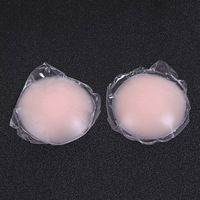 Patch de poitrine non tissé de fleur de prunier d'approvisionnement direct d'usine pour le soutien-gorge rond de silicone de poitrine produit de soin de beauté et personnel
