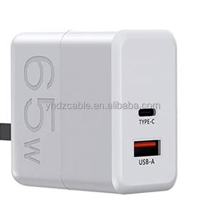 Nouveauté Chargeur GAN 65W USB Chargeur rapide pour téléphone iPhone USB C PD3.0 Super charge rapide Tablette USB Chargeur rapide automatique - Product Image 1