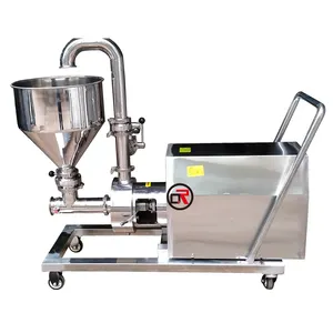 Hot sale food grade cosmetic CE certificated high shear homogenizer mixer emulsifying disperser inline homogenizer pump