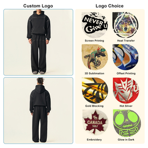 Sudadera con Capucha de Alta Calidad con Logotipo Personalizado, Cuello Redondo, Impermeable, Ecológica, de Poliéster Grueso para Hombre - Product Image 3