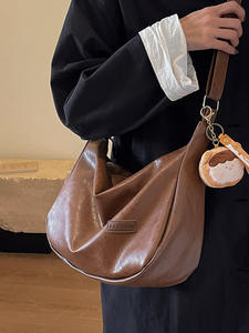 Bolso Bandolera Vintage de Otoño Invierno, Bolso Tote Tipo Cubo de Gran Capacidad, Estilo Retro Premium, para Mujer - Product Image 4