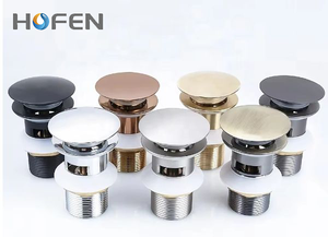 エレクトロプレートカスタムカラー排水洗面台プッシュダウンポップアップ排水フィルターユニバーサルバスルームシンクストッパーオーバーフローなし - Product Image 3