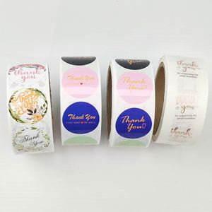 Impresión de Logotipo Personalizado, Etiquetas Adhesivas Brillantes de 1.5 Pulgadas (38 mm), Resistentes al Agua, de Grado Alimenticio, para Envíos, Etiquetas de Agradecimiento, Dulces, Pizza - Product Image 4