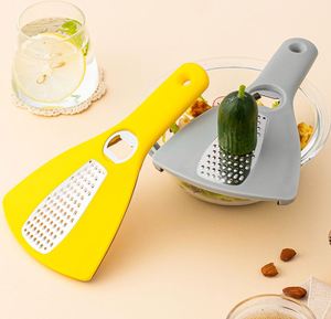 Râpe à fromage multifonction manuelle personnalisée avec poignée en acier inoxydable pour fruits et légumes - Product Image 3