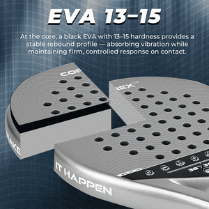 Raquetas de Pádel con Cabeza de Control Extra, Personalizadas al por Mayor, OEM 2026, Forma Redonda Premium, Núcleo de Espuma EVA de Calidad Inigualable - Product Image 2