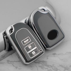 Coque de protection pour clé de voiture en TPU souple de qualité supérieure pour Toyota Vios YARIS L X Hiace SPADE porte-clés porte-clés sac usine directe - Product Image 3