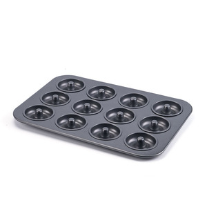 Molde para hornear, molde para mini pasteles redondos de 12 cavidades, molde para cantinflas, molde para shortcakes, molde para galletas individuales - Product Image 5