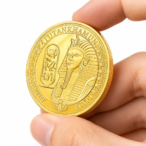 Moneda Conmemorativa Personalizada del Antiguo <span class=keywords><strong>Egipto</strong></span>, Tutankamón, Chapada en Oro, Recuerdo Coleccionable, Moneda Metálica, Regalo Cultural - Product Image 5