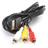 Cable de Audio y Video AV de 1.8m (6 pies) para Dreamcast, Cable Adaptador con Conector Estéreo para Sega Dreamcast