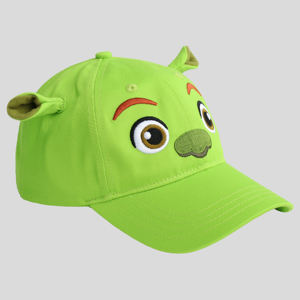 Gorra de Béisbol Divertida con Diseño de Dibujos Animados Personalizada, 100% Algodón, Estilo Deportivo Urbano para Niños, Gorra Verde con Orejas de Gato y Oso, Novedad 2024 - Product Image 2