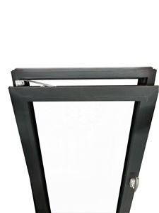 Ventana Abatible y Giratoria de Aluminio con Rotura de Puente Térmico para Casas Pasivas de Alta Eficiencia Energética Penjoy, con Certificación C-SA Energy Star y NFRC - Product Image 3