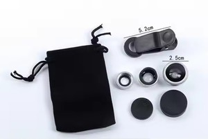 Phổ 180 góc rộng <span class=keywords><strong>anamorphic</strong></span> Fish Eye 3-in-1 0.67X kính hiển vi ống kính cho điện thoại di động chụp ảnh Macro - Product Image 2