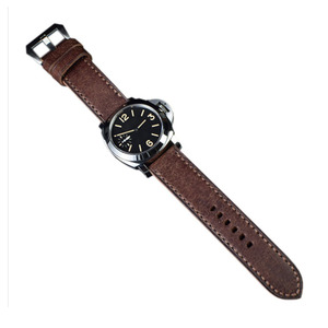 Correa de Reloj de Cuero Hecha a Mano Personalizada de 26 mm, Correa de Reloj Retro Suave y Mate para <span class=keywords><strong>Panera</strong></span> - Product Image 2