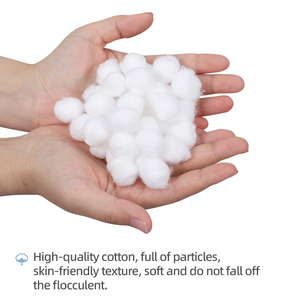 Bolas de Algodón Premium Altamente Absorbentes <span class=keywords><strong>para</strong></span> <span class=keywords><strong>Aplicar</strong></span> Antiséptico y Remover Esmalte de <span class=keywords><strong>Uñas</strong></span>, Estériles, Desechables, Textura Suave - Product Image 3