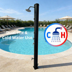 Doccia Solare Ottagonale JADE 35L per Esterni |   Doccia ad acqua solare per giardino, piscina, campeggio - Product Image 3