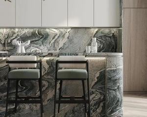 Mármol Ondulato <span class=keywords><strong>Cipollino</strong></span> de alta calidad para encimeras Restaurantes Baños Villas Comedor Calcita de dolomita natural Acabado pulido - Product Image 5