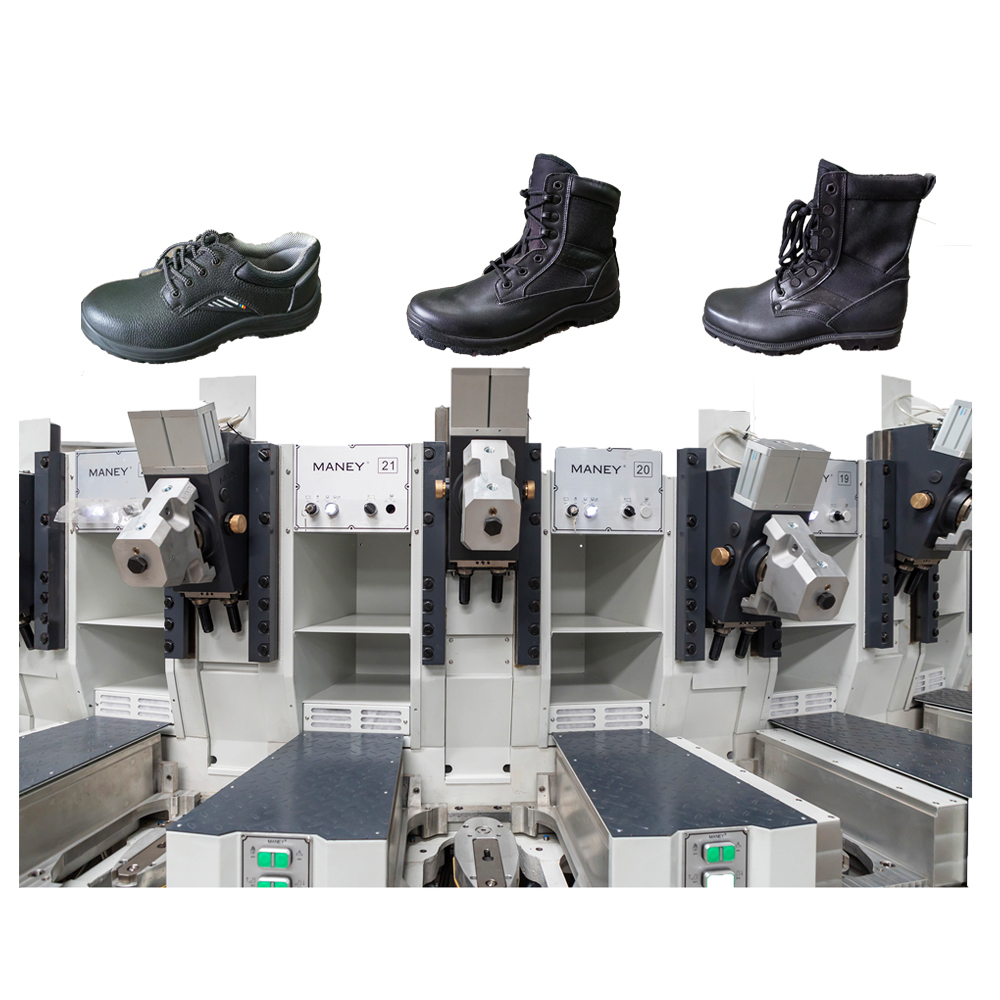 Безопасная вращающаяся эффективная автоматическая машина для изготовления спортивной обуви, линия для сборки литья под давлением