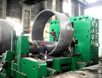 Machine à rouler automatique CNC en acier inoxydable et aluminium à 4 rouleaux avec garantie d'un an, marque PLSON