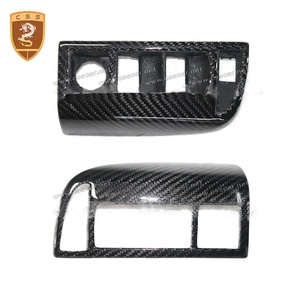 De fibra de carbono del Interior del coche Trim para R8 V8 V10 Spyder Monitor de aire de ventilación rodean recorte cubierta - Product Image 5
