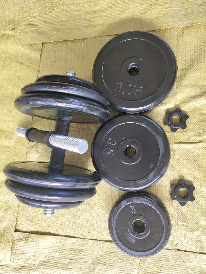 Free Weight Lifting Equipment Dumb Bells Workout Lbs 10Kg Gym Hexagon Dumbell Rubber Hex Dumbbell rubber Sets In Pounds