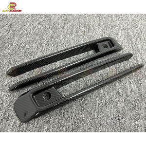 Embellecedores de luz antiniebla del parachoques delantero de fibra de carbono seco estilo Topcar para Mercedes Benz Clase G W464 G63 <span class=keywords><strong>AMG</strong></span> G500 2019-2024 tira de luz antiniebla - Product Image 2