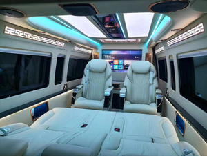 Rideaux de voiture de luxe YLC pour Mercedes W447 <span class=keywords><strong>Vito</strong></span> V300 V250 Sprinter Sienna Alphard Vellfire Coaster Hiace modifiés en version <span class=keywords><strong>VIP</strong></span> - Product Image 4