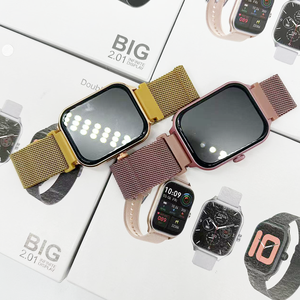 Nuovo Arrivo G16 <span class=keywords><strong>Smartwatch</strong></span> <span class=keywords><strong>con</strong></span> Doppio <span class=keywords><strong>Cinturino</strong></span> Set 2 in 1 Schermo Grande HD <span class=keywords><strong>Acciaio</strong></span> Inossidabile Impermeabile - Product Image 6